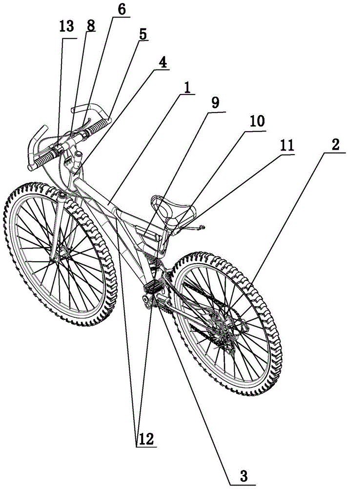 一种自行车刹车系统的制作方法