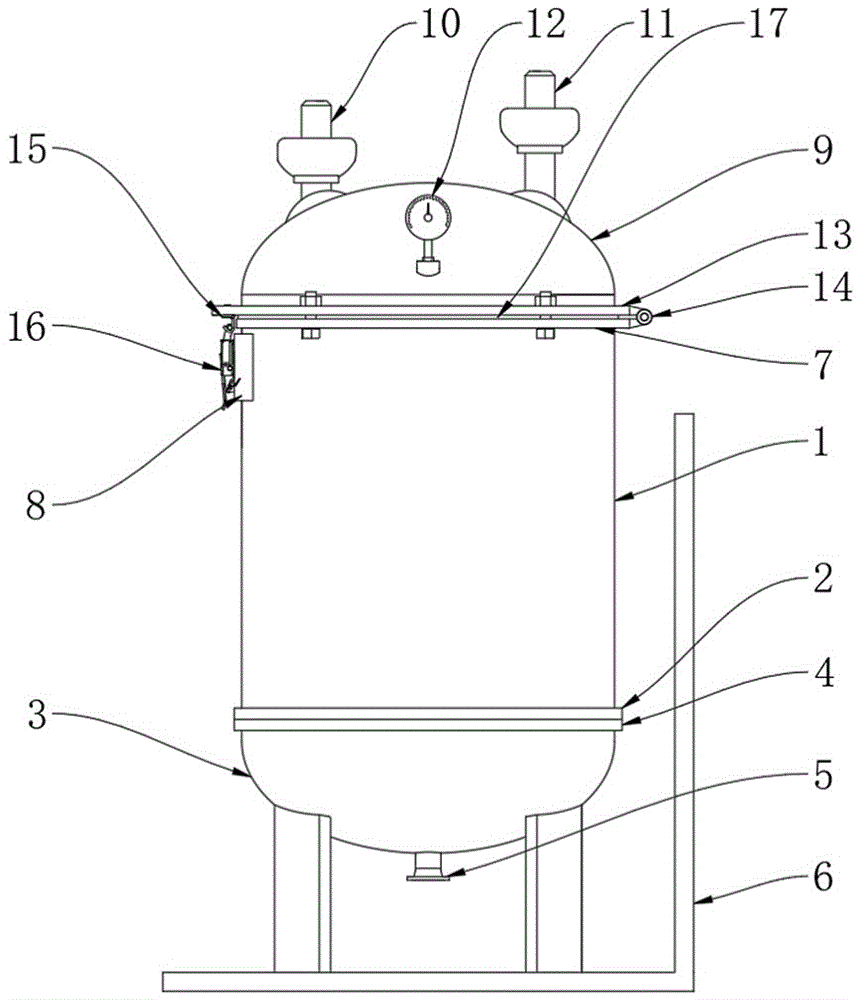 一种侧装式空调压缩机用储液器壳体的制作方法