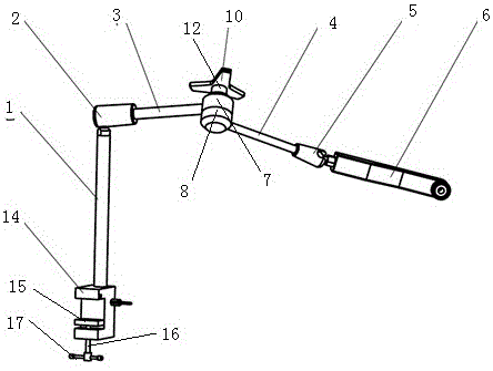一种连接NDI设备与手术床的机械臂的制作方法