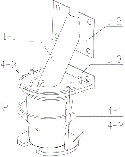 松脂受脂器的制作方法