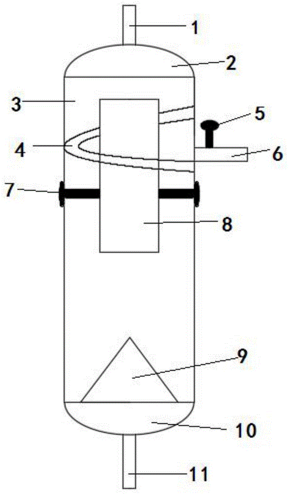 一种旋流强度可调节的旋流气浮装置的制作方法