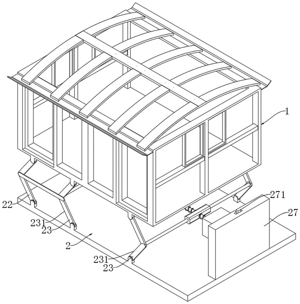 一种铝木复合阳光房框架的制作方法