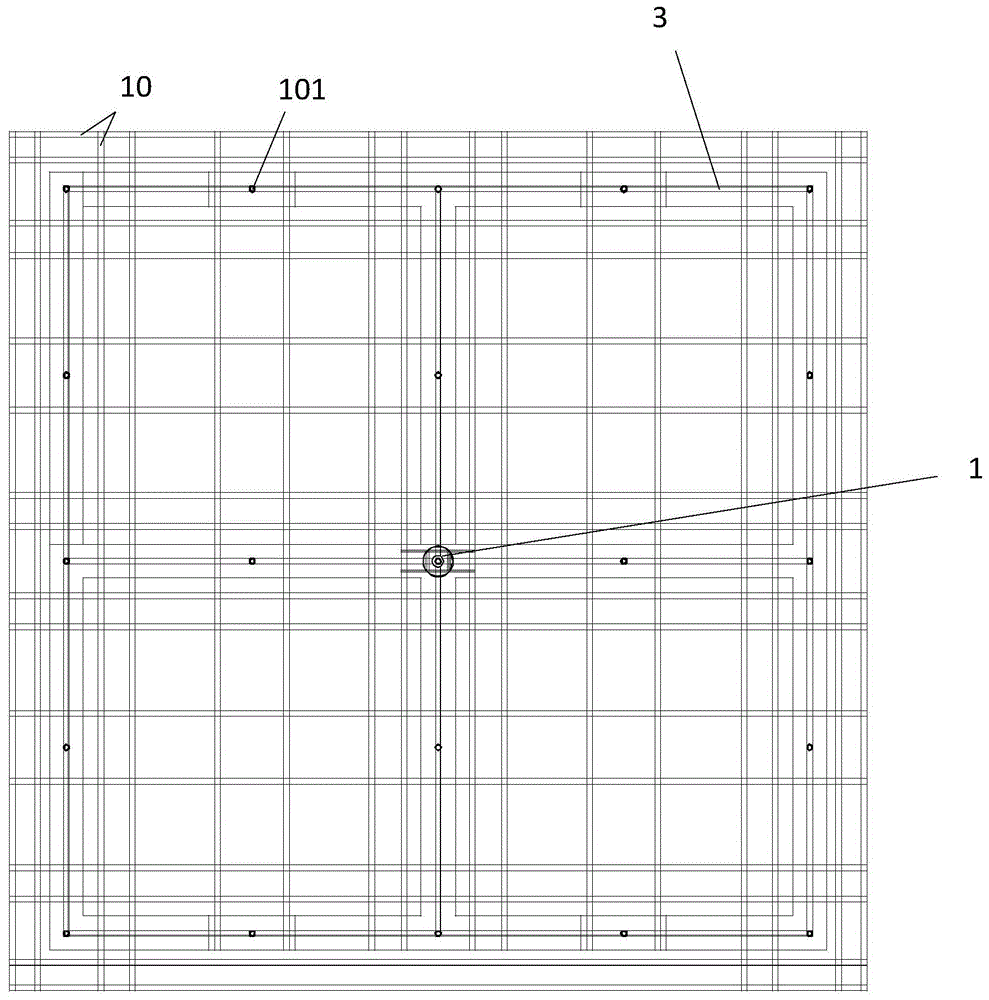 用于钢平台模架的混凝土布料系统的制作方法