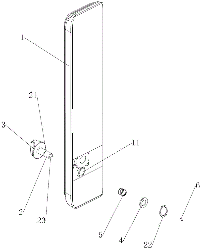 一种室内反锁旋钮的制作方法