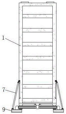 一种周界安防系统安装用工程梯的制作方法