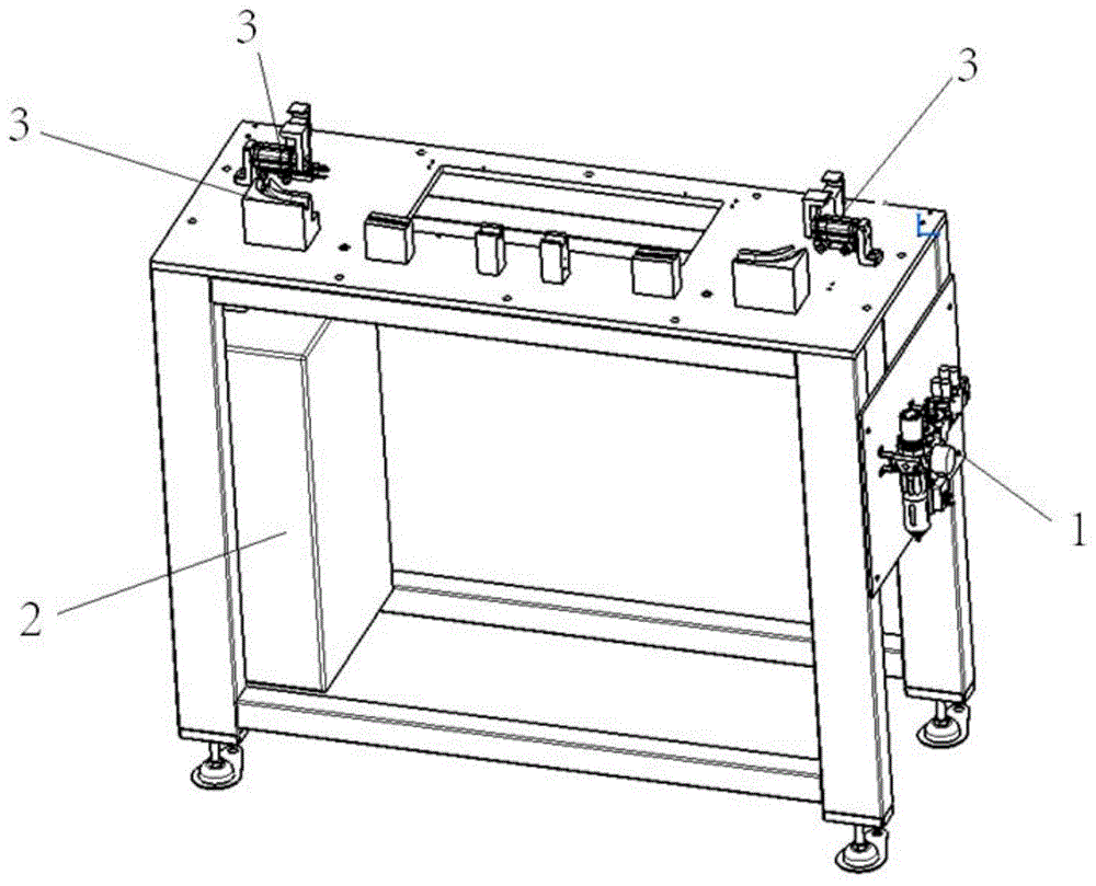 具有标准气电接口的柔性工作台工装的制作方法