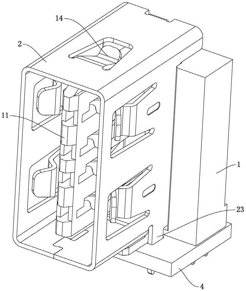 USB母头连接器的制作方法