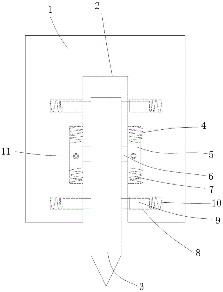 具有调节结构的布料裁剪机用刀片校正装置的制作方法