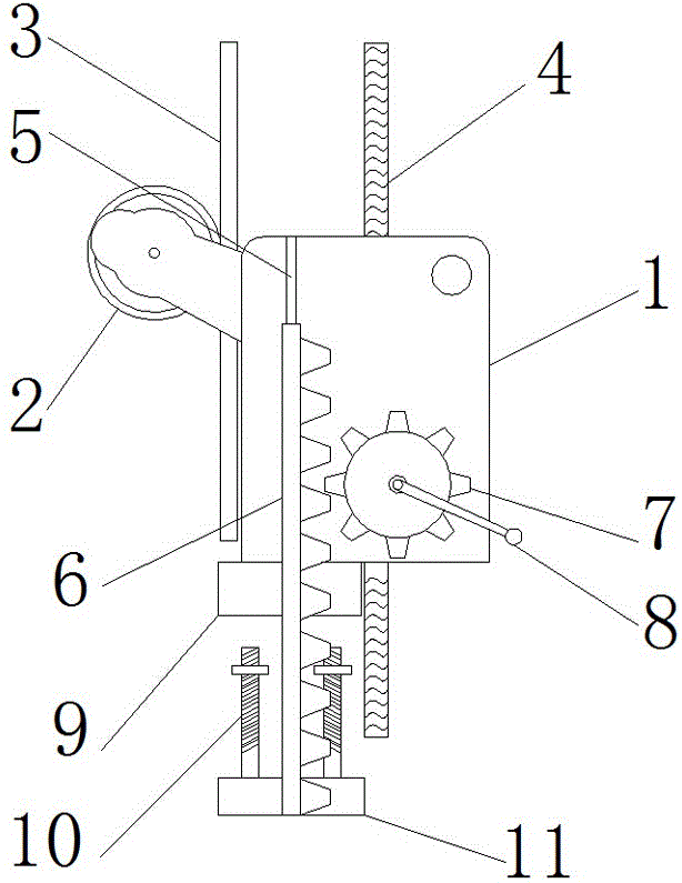 一种建筑吊篮专用安全锁的制作方法