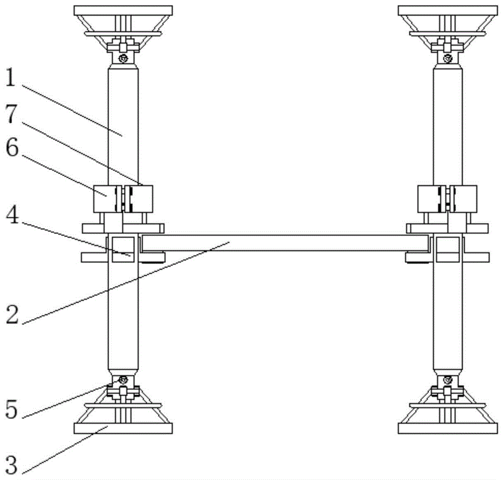 一种高层建筑用建筑支撑架的制作方法