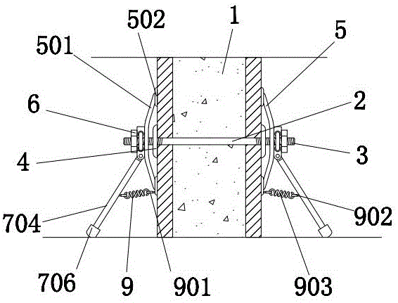 一种建筑施工模板加固对拉装置的制作方法