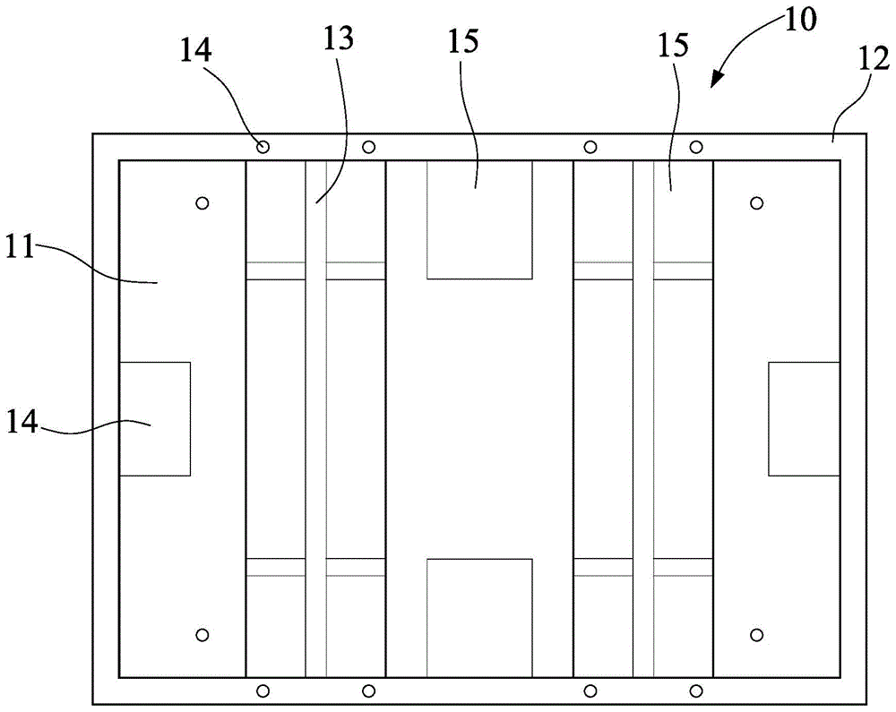 大型电路板的蜂窝式治具的制作方法