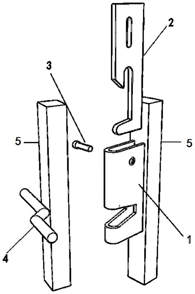 一种施工电梯防护门门锁装置的制作方法