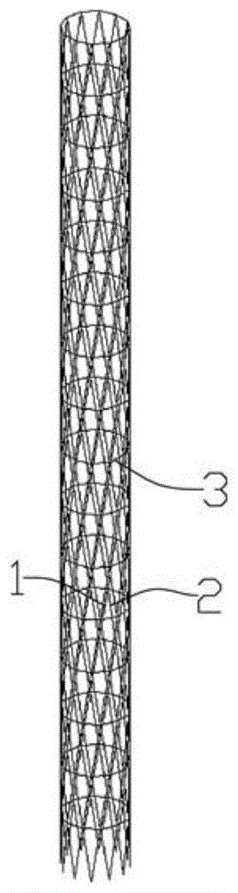 斜交网格烟囱的制作方法