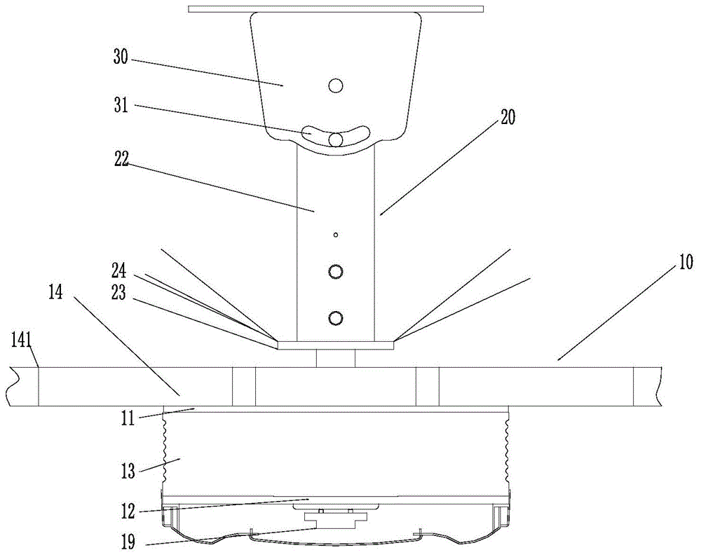 大型吊扇安装结构的制作方法