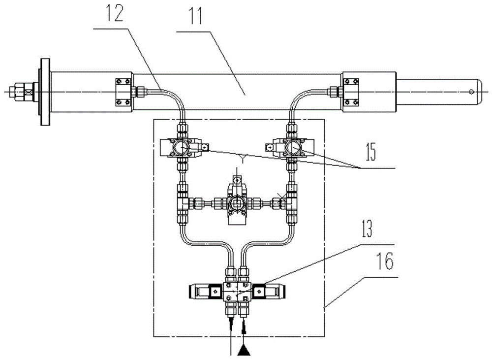应用技术 所述供油接口和回油接口分别与换向阀的进油口和回油口连通