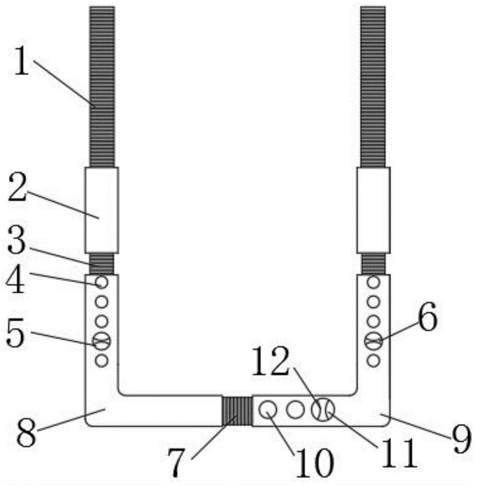 一种光伏能支架专用U型螺栓的制作方法