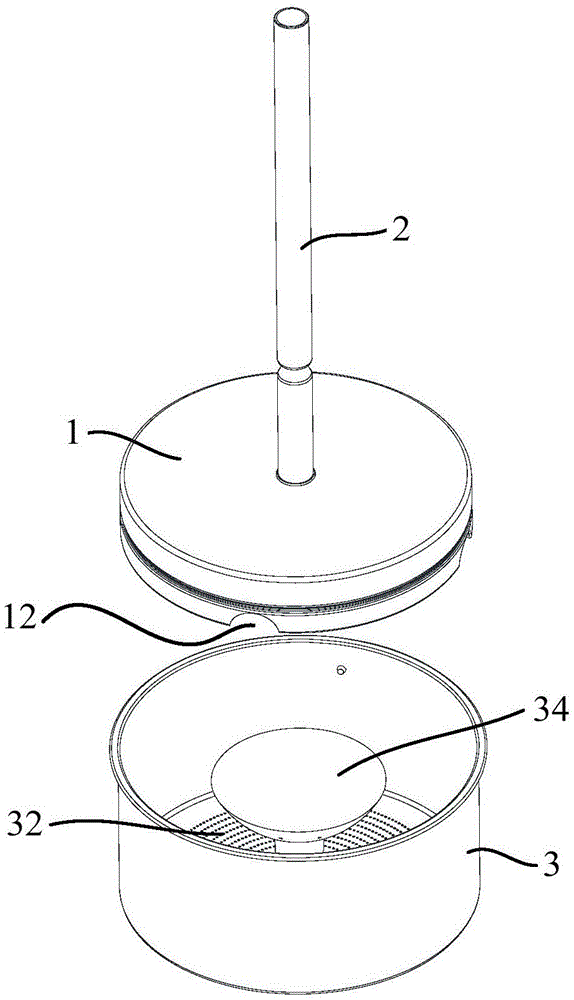 泡制组件及液体加热容器的制作方法