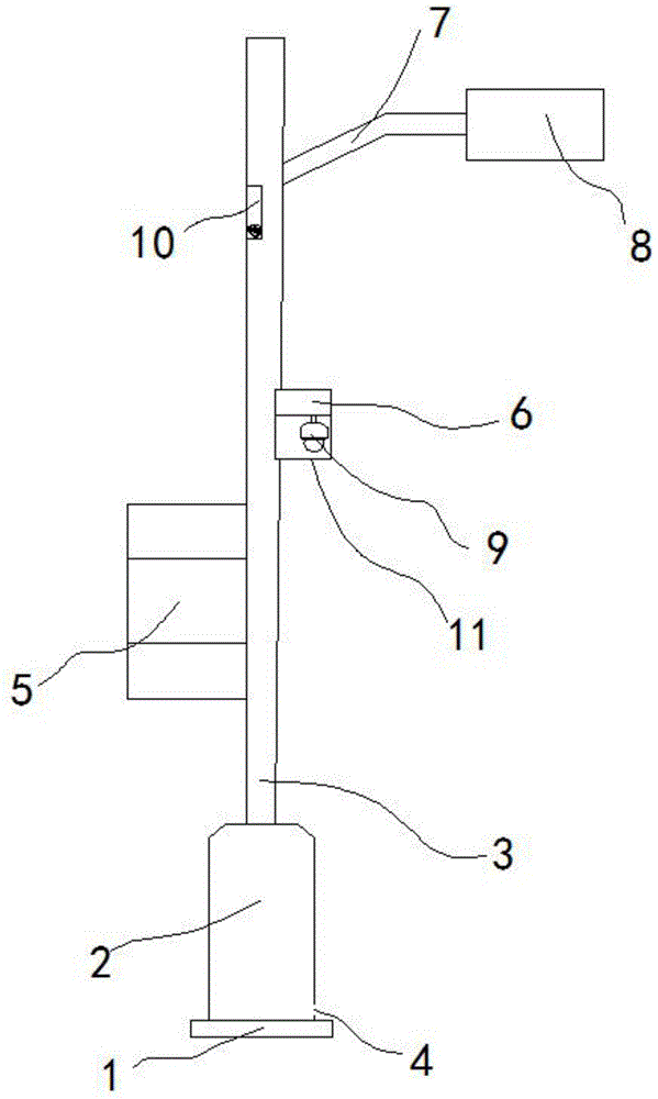 一种具有监控摄像头的智慧路灯的制作方法