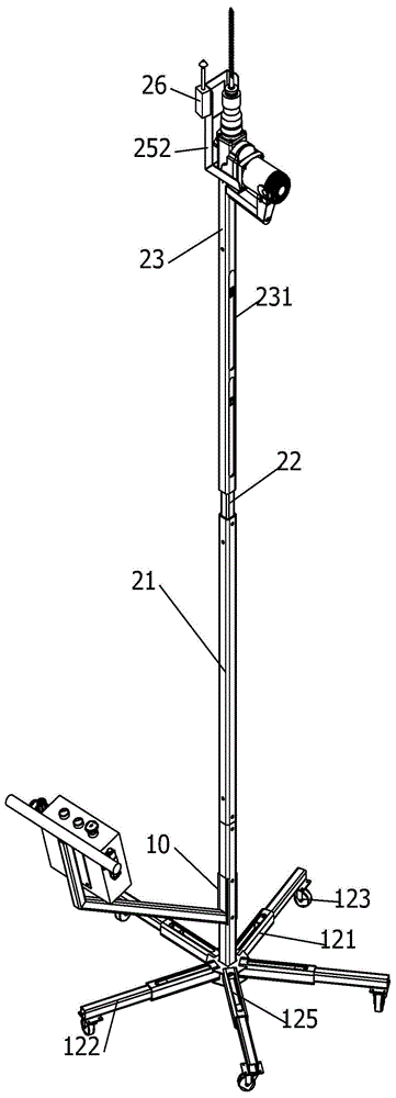 顶板打孔支架的制作方法