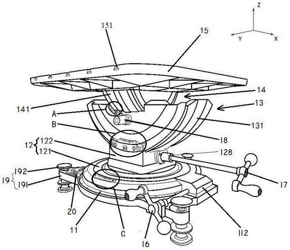一种动基座三轴旋转实验平台装置的制作方法