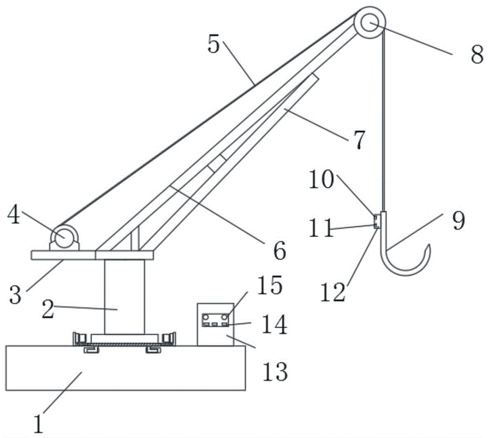 一种自带预警功能的建筑工程用吊装设备的制作方法