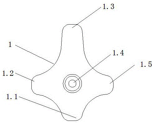 一种弓形弹簧固定件及弓形弹簧沙发的制作方法