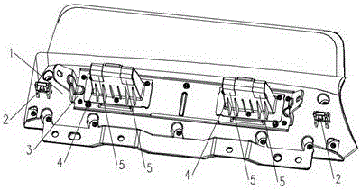 一种车载音响娱乐系统显示屏悬浮屏的装配固定结构组件的制作方法