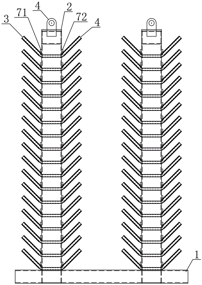 一种气瓶拉带运输支架的制作方法