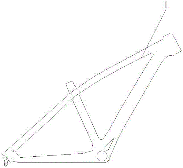 一种抗挤压碳纤维自行车车架的制作方法