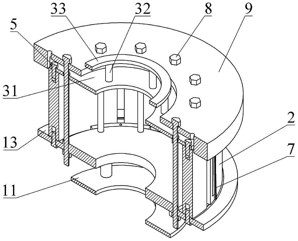 扇形冲片斜槽定子铁心叠压工装及定子铁心叠压方法与流程