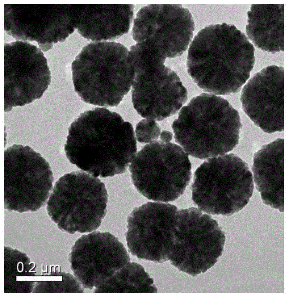 一种四氧化三铁/二氧化钛/银核壳纳米材料的制备方法及其可循环免疫检测应用与流程