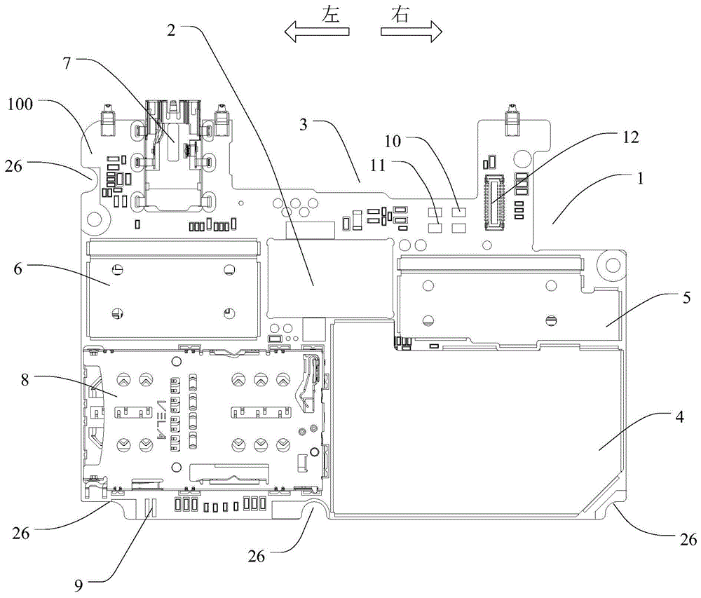 手机主板和手机的制作方法