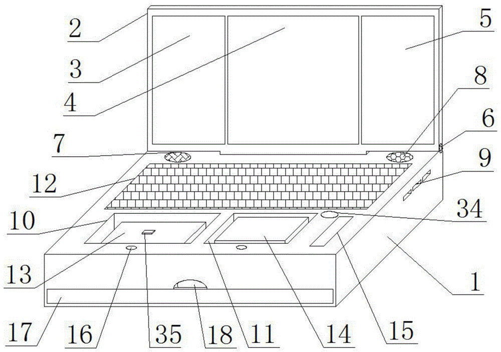 一种光纤模拟实验数据分析装置的制作方法