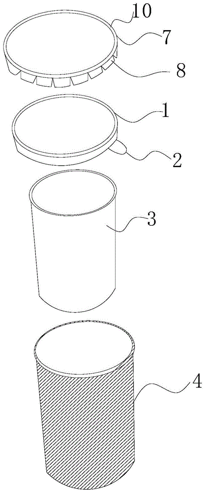 一种油性涂料包装容器内套的制作方法