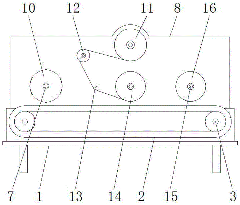 一种竹木纤维板用包覆机的制作方法