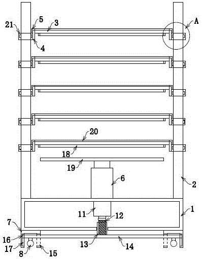 建筑施工用拆卸式养护试块架的制作方法