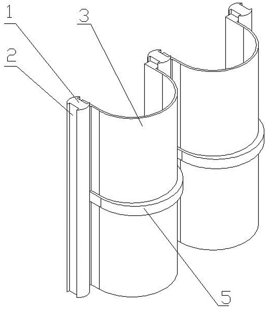 一种连拱式截流戗堤的制作方法