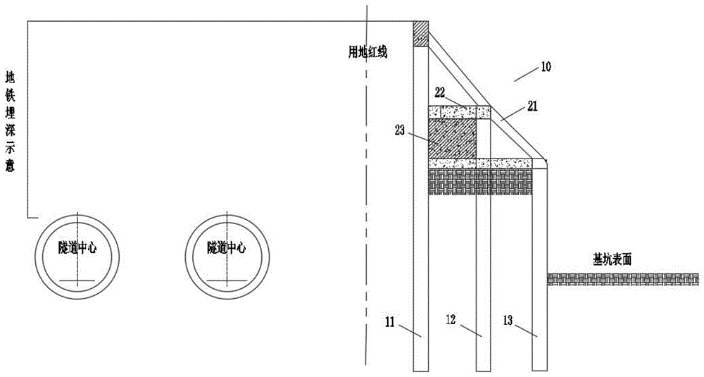 一种基坑支护体系的制作方法