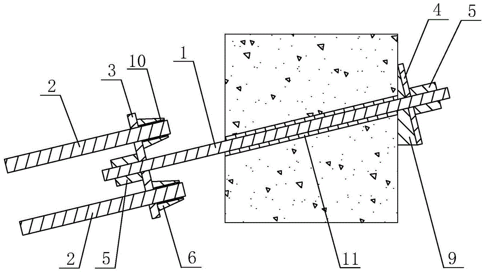 一种玻璃纤维锚杆与钢绞线的连接装置的制作方法
