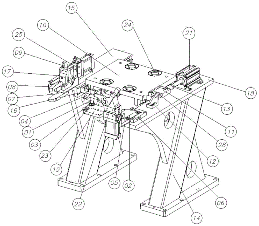 一种冲孔夹具工作台的制作方法