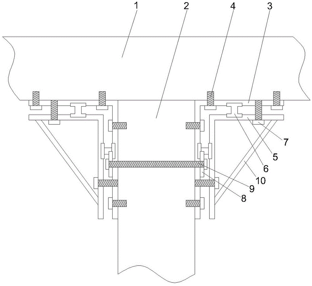 一种梁柱加固结构的制作方法