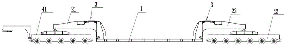 具有货台升降装置的桥式连接凹台的制作方法