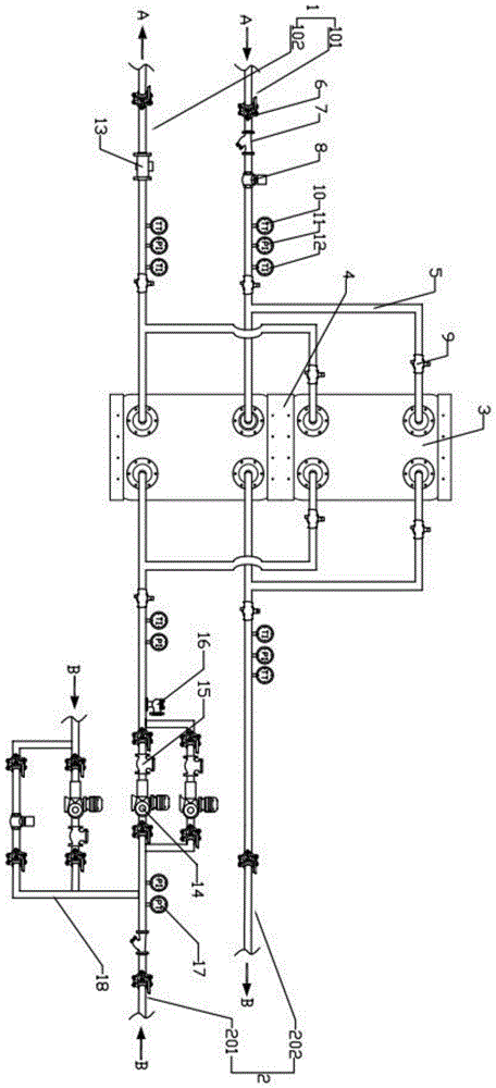 一种应用板式换热器的水水换热机组的制作方法