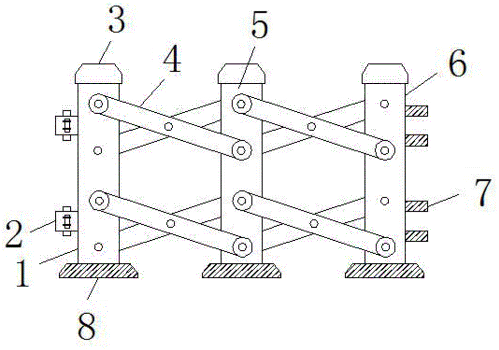 一种建筑用护栏的制作方法