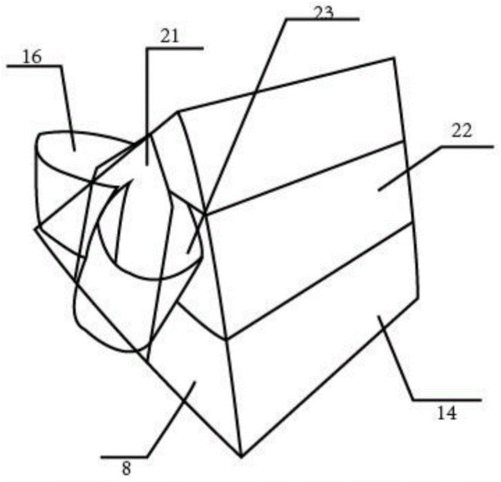 一种三角状糕点包装盒的制作方法