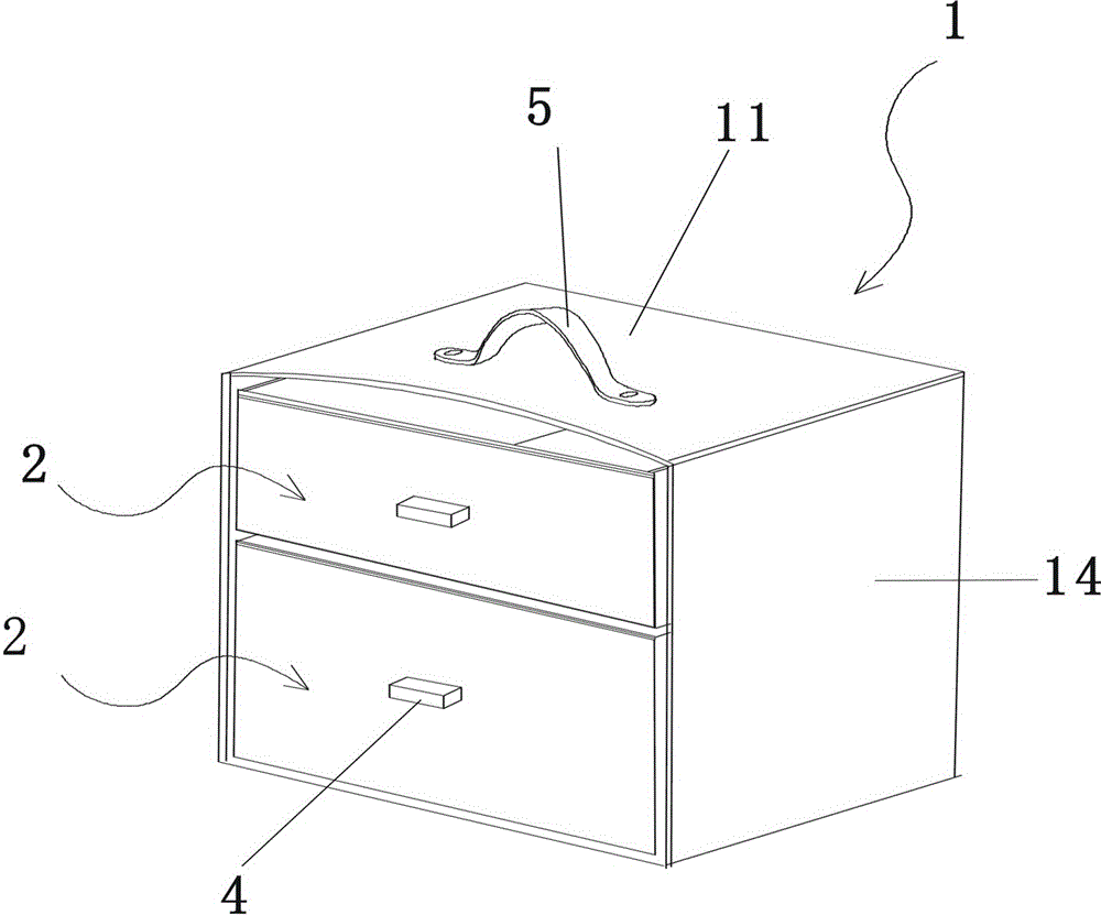 抽屉型包装纸盒的制作方法