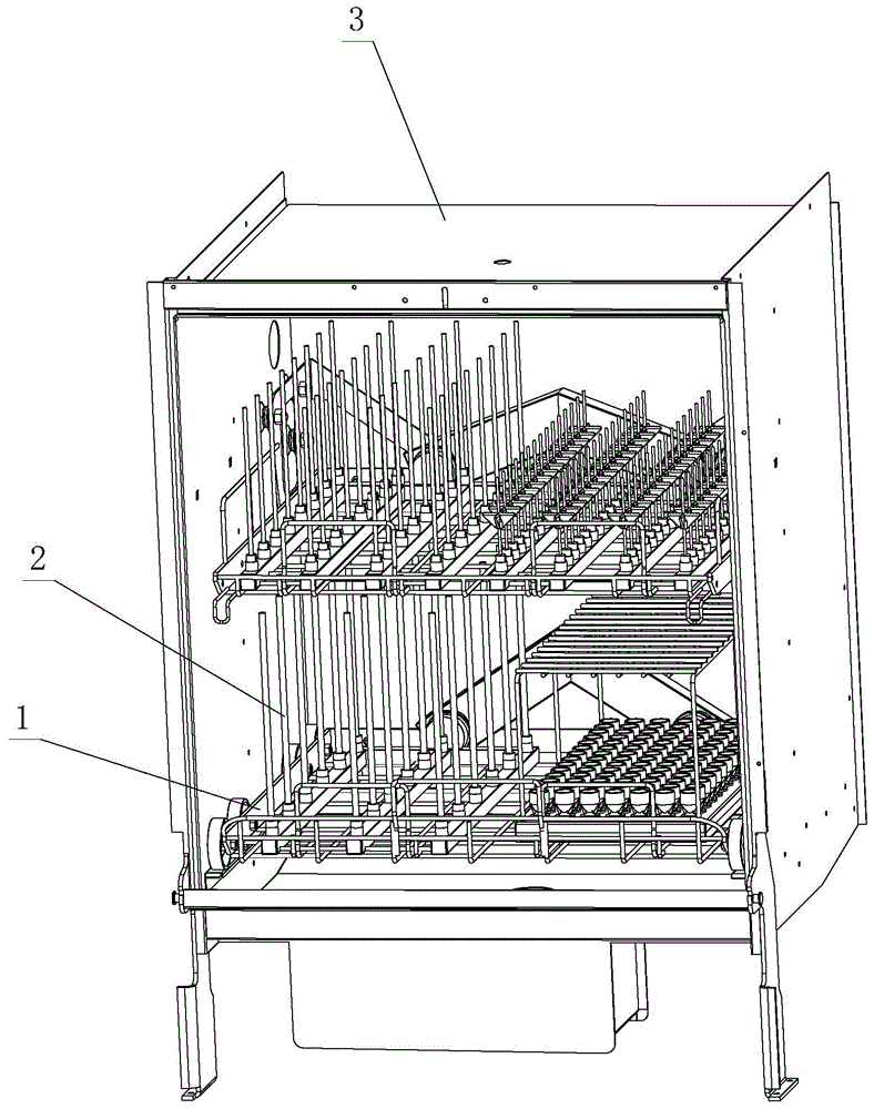 一种洗瓶机的篮架模块化结构的制作方法
