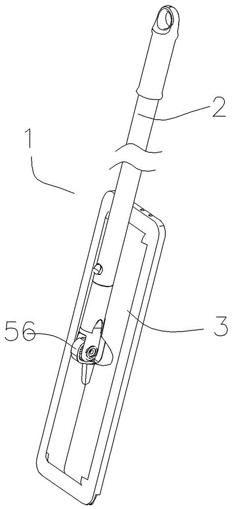 具有刮板的挤压平拖清洁工具的制作方法