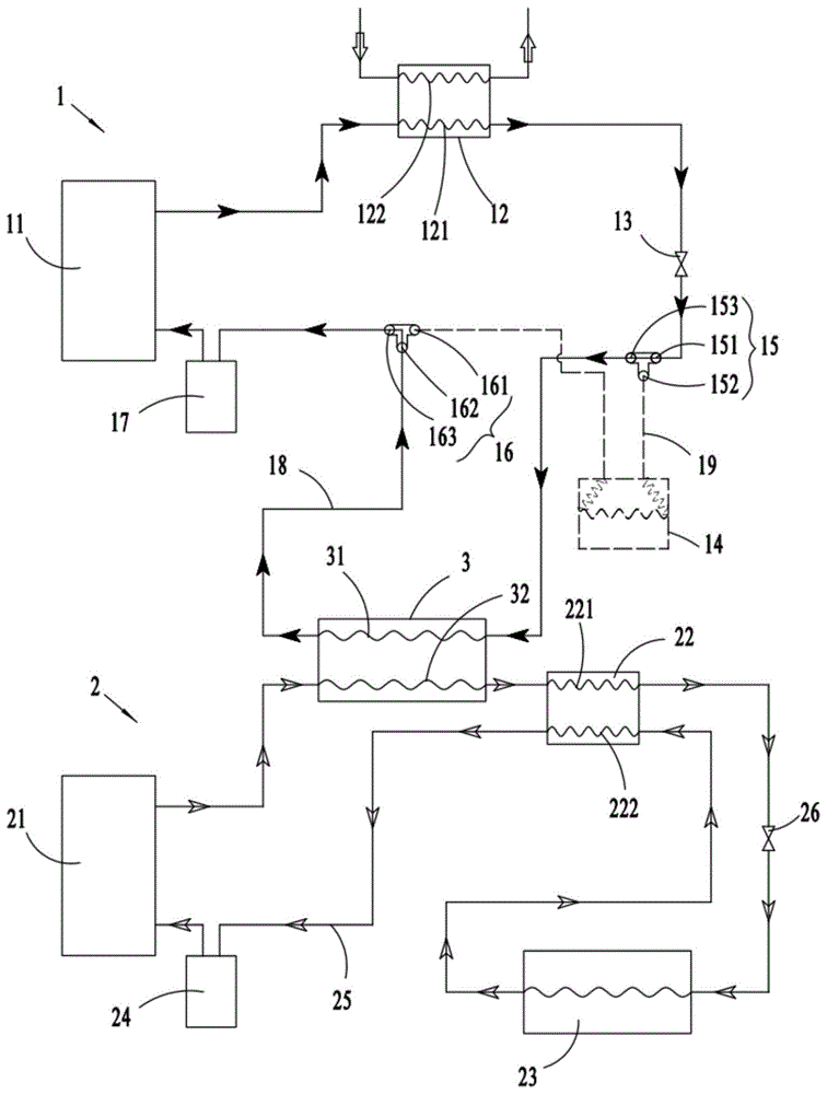 直流变频复叠二氧化碳热泵机组的制作方法